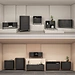 Metal storage Sideboard with 3 doors and 3 open cubes